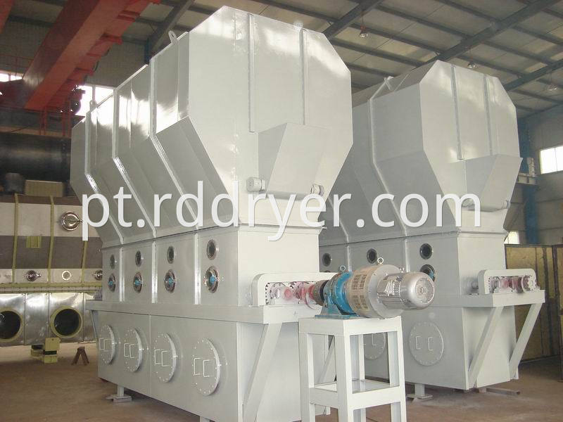 Continuous Horizontal Fluid Bed Dryer